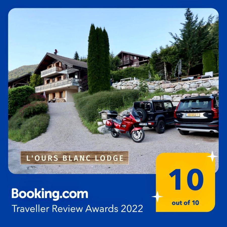 L'Ours Blanc Lodge Le Biot Esterno foto