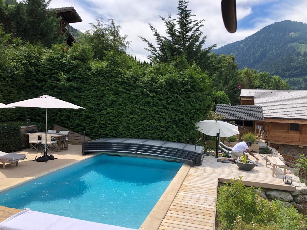 L'Ours Blanc Lodge Le Biot Esterno foto
