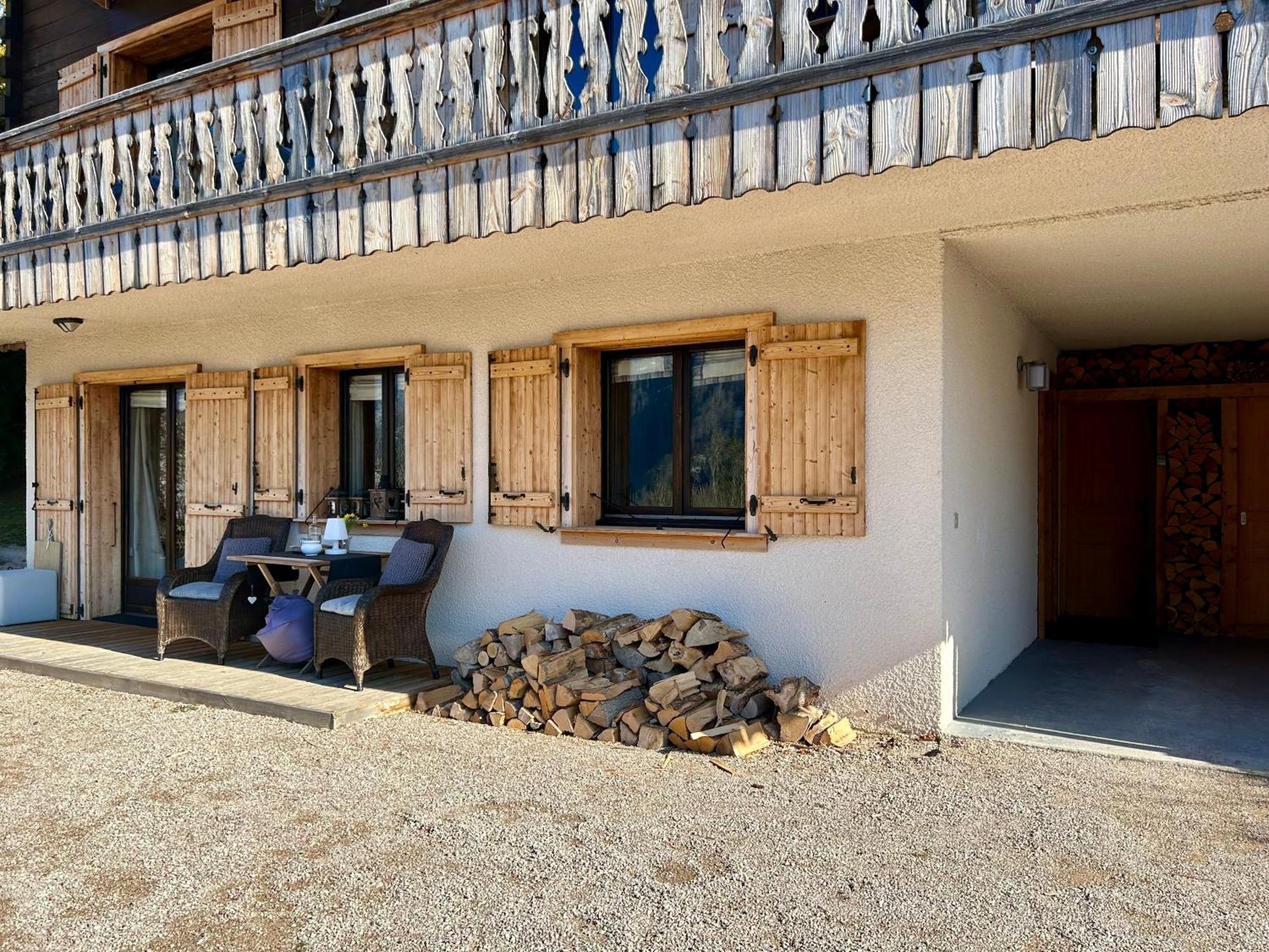 L'Ours Blanc Lodge Le Biot Esterno foto