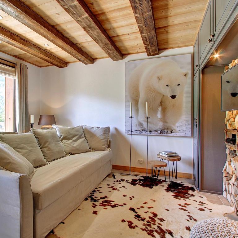 L'Ours Blanc Lodge Le Biot Esterno foto
