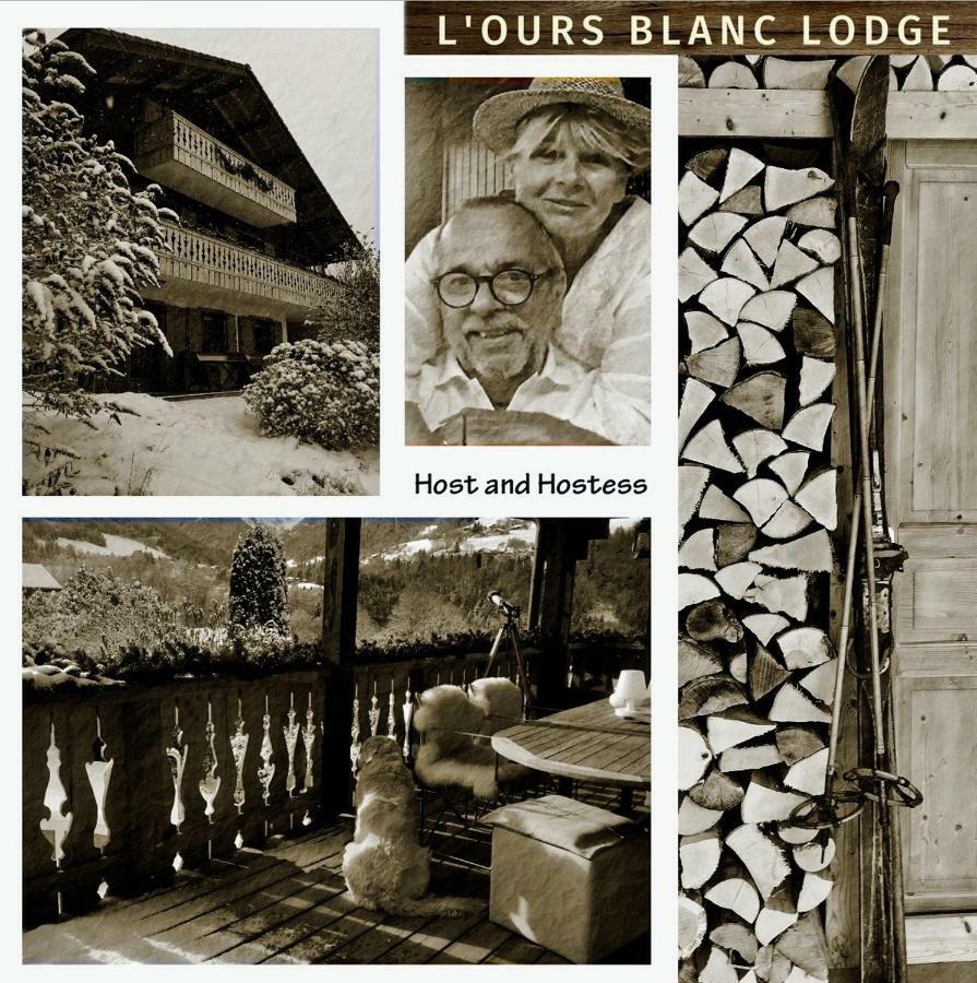 L'Ours Blanc Lodge Le Biot Esterno foto
